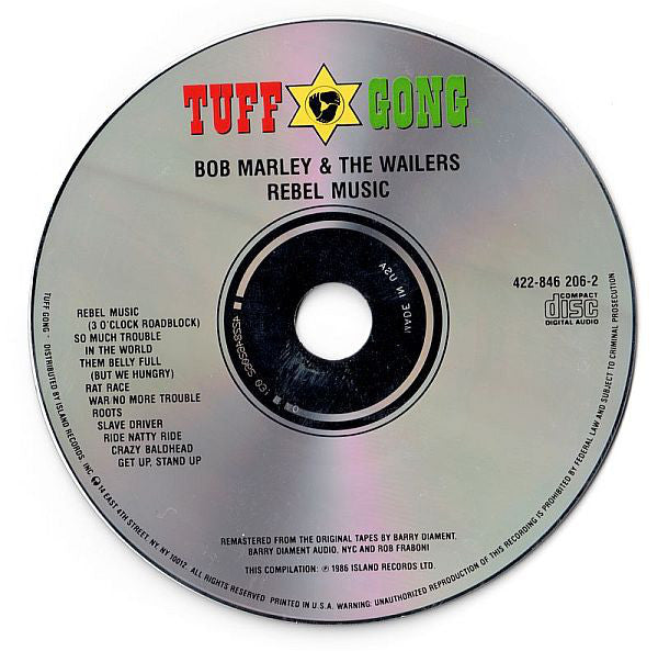 Bob Marley And The Wailers* : Rebel Music (CD, Comp)