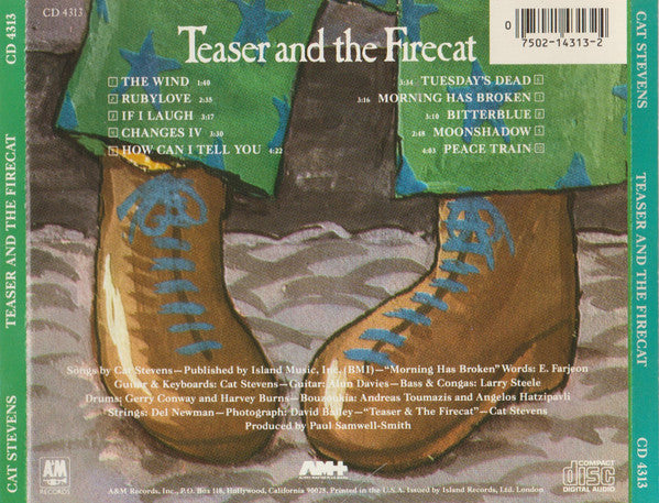 Cat Stevens : Teaser And The Firecat (CD, Album, RE, Den)
