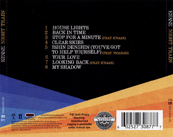 Keane : Night Train (CD, EP)