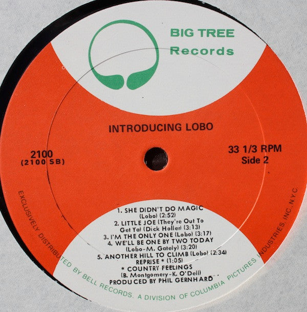 Lobo (3) : Introducing Lobo (LP, Album, RE, PRC)
