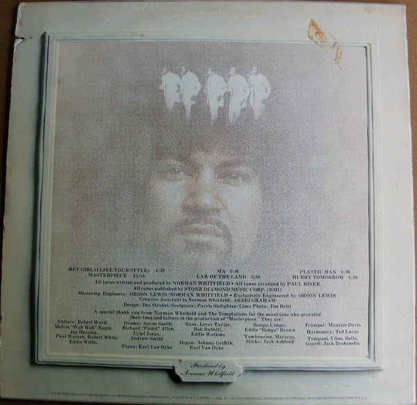 The Temptations : Masterpiece (LP, Album, Ind)