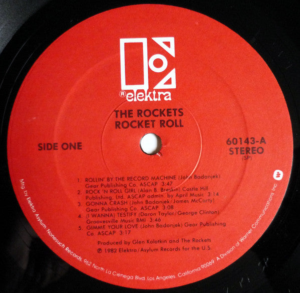 The Rockets (5) : Rocket Roll (LP, Album, SP)