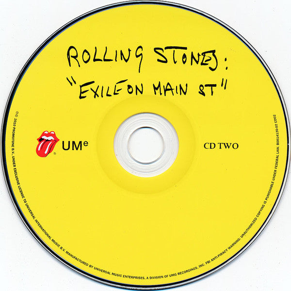 The Rolling Stones : Exile On Main St (CD, Album, RE, RM + CD + Dlx)
