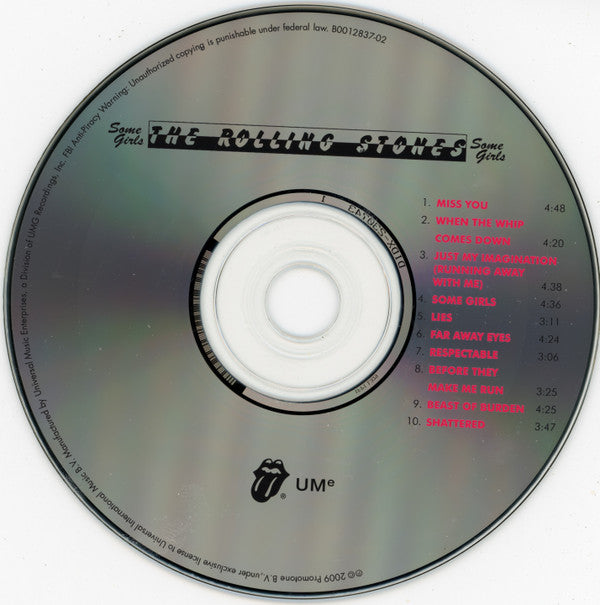 The Rolling Stones : Some Girls (CD, Album, RE, RM)