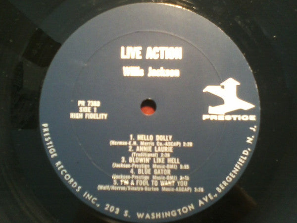Willis Jackson : Live! Action (LP, Album, Mono)