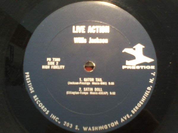Willis Jackson : Live! Action (LP, Album, Mono)