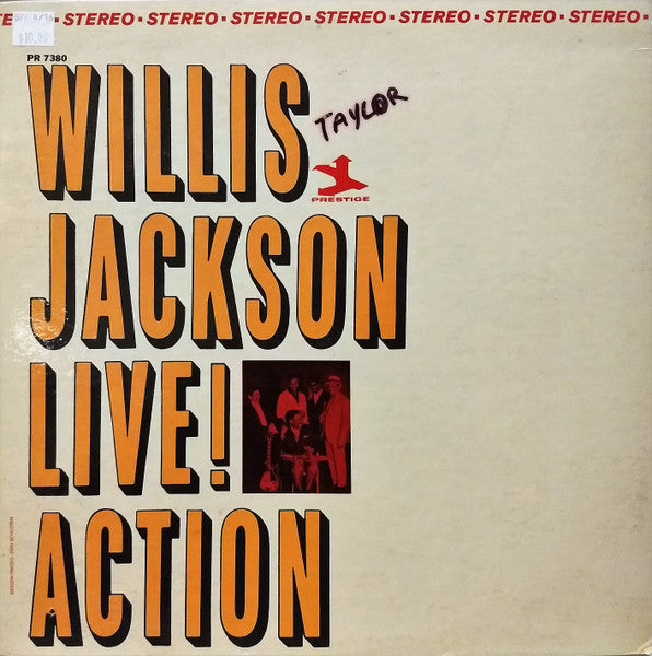 Willis Jackson : Live! Action (LP, Album, Mono)