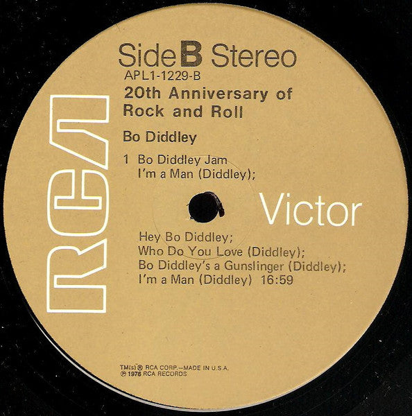 Bo Diddley : The 20th Anniversary Of Rock 'N' Roll (LP, Album)