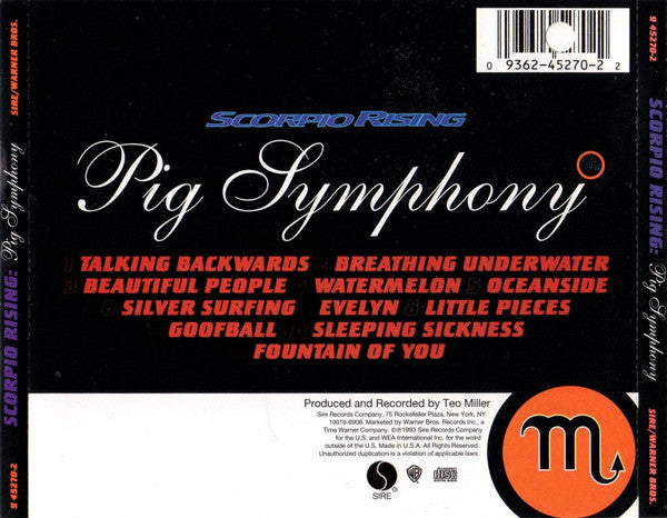 Scorpio Rising (2) : Pig Symphony (CD, Album)