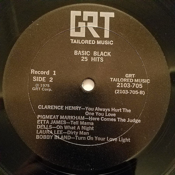 Various : Basic Black 25 Hits (2xLP, Comp)