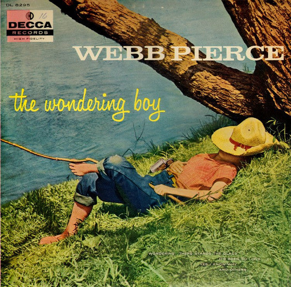 Webb Pierce : The Wondering Boy (LP, Album, Mono, Glo)
