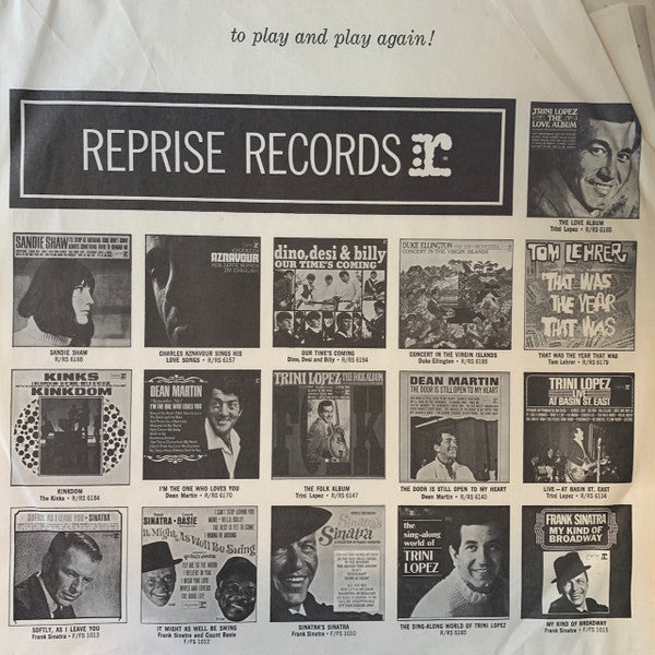 Frank Sinatra : September Of My Years (LP, Album, Mono, San)