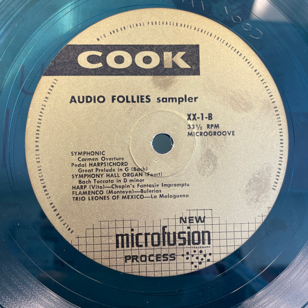 Various : Audio Follies (LP, Smplr, Blu)