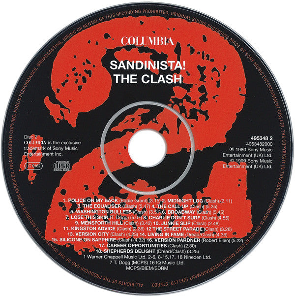 The Clash : Sandinista! (2xCD, Album, RE, RM)