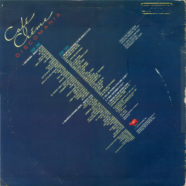 Café Crème : Discomania (LP, Album, Promo)