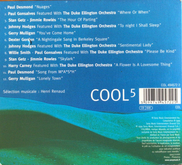 Various : Cool Sax, Calme Et Volupté (CD, Comp, Dig)