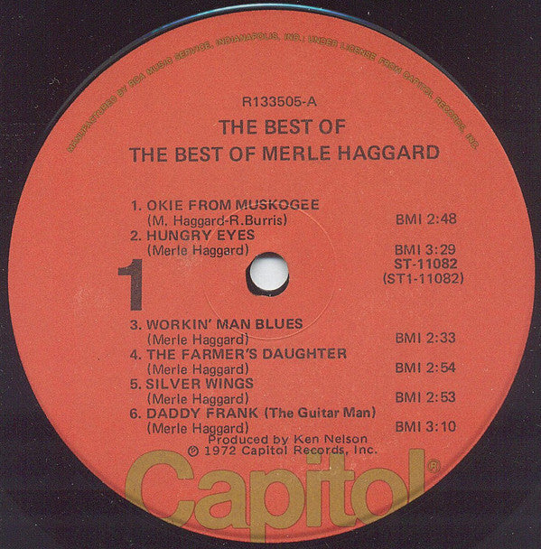 Merle Haggard : The Best Of The Best Of Merle Haggard (LP, Comp, Club, Ind)