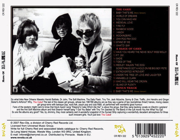 The Cake (2) : More Of The Cake Please (CD, Comp)