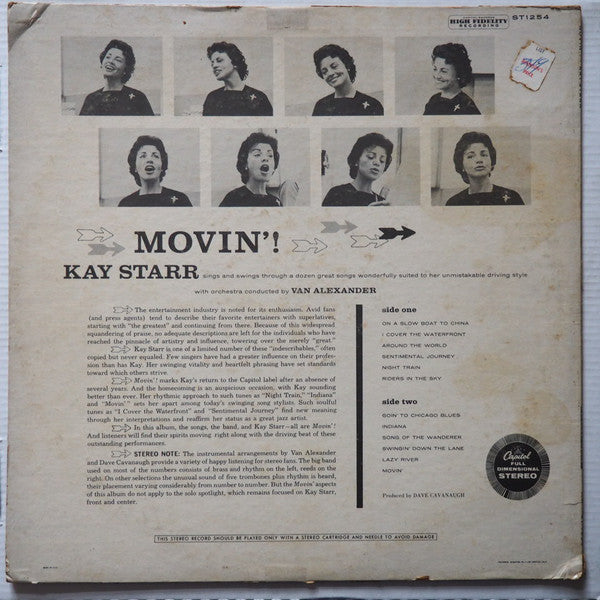 Kay Starr : Movin'! (LP, Album)