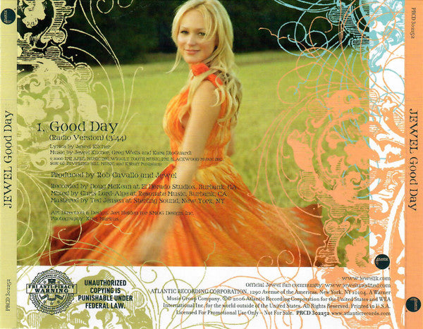 Jewel : Good Day (CD, Single, Promo)
