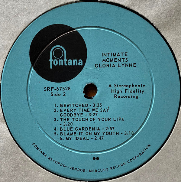Gloria Lynne : Intimate Moments (LP, Album)