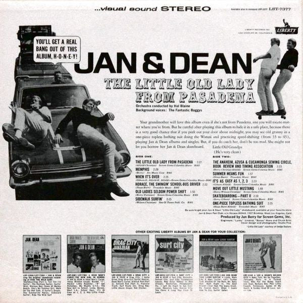 Jan & Dean : The Little Old Lady From Pasadena (LP, Album)