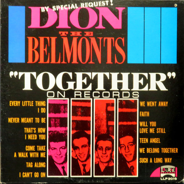 Dion (3), The Belmonts : "Together" (LP, Comp, Roc)