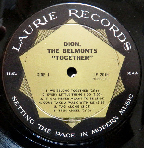 Dion (3), The Belmonts : "Together" (LP, Comp, Roc)