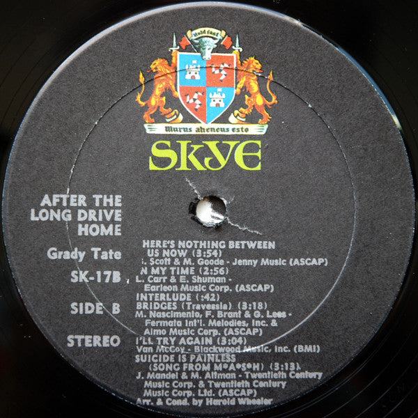 Grady Tate : After The Long Drive Home (LP, Album)