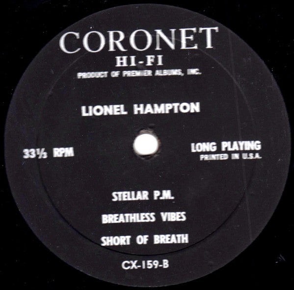 Lionel Hampton : Lionel Hampton (LP, Mono)