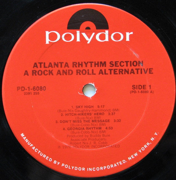 Atlanta Rhythm Section : A Rock And Roll Alternative (LP, Album, San)