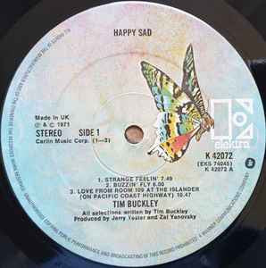 Tim Buckley : Happy Sad (LP, Album, RE)