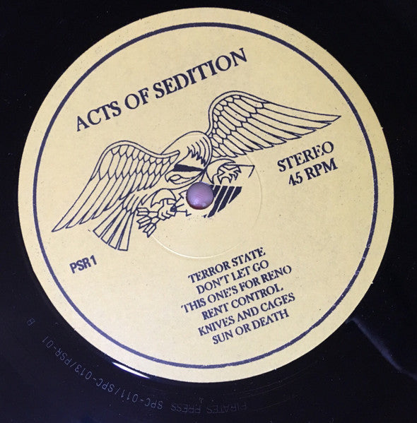 Acts Of Sedition : Acts Of Sedition (LP)