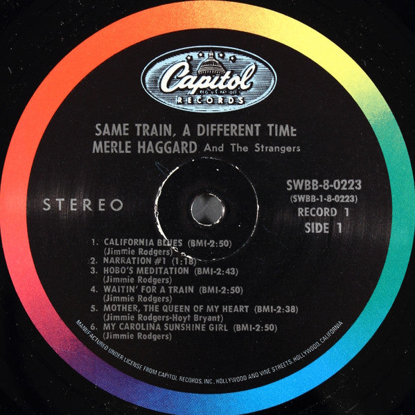Merle Haggard : Same Train, A Different Time (2xLP, Album, Club, Pin)