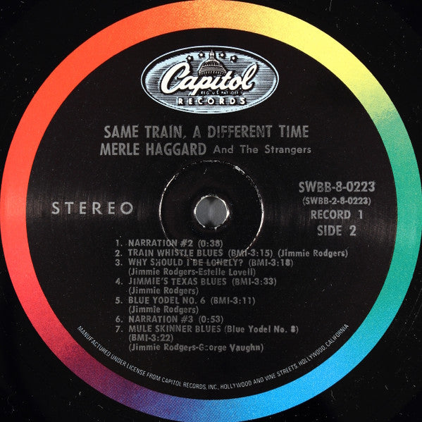 Merle Haggard : Same Train, A Different Time (2xLP, Album, Club, Pin)