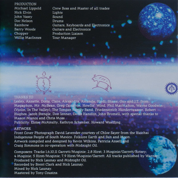 Midnight Oil : Earth And Sun And Moon (CD, Album)