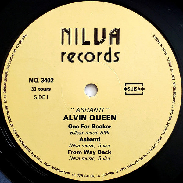 Alvin Queen : Ashanti (LP, Album)
