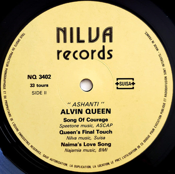 Alvin Queen : Ashanti (LP, Album)