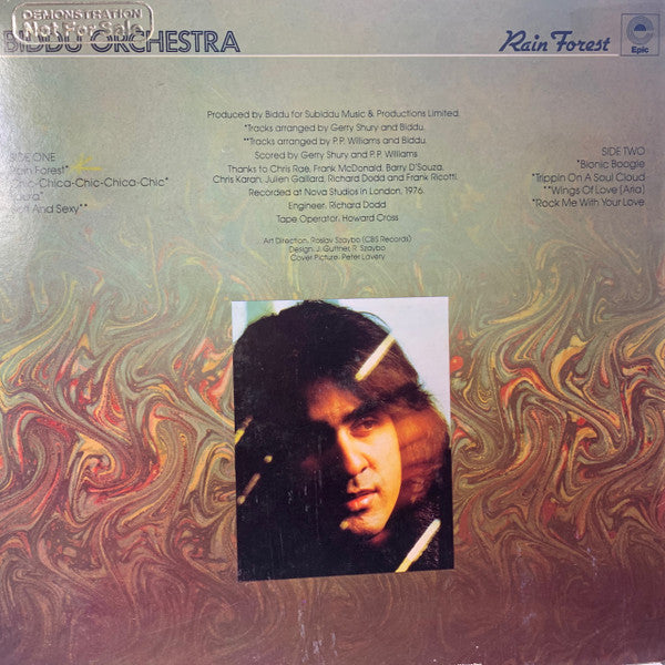 Biddu Orchestra : Rain Forest (LP, Album, Promo, CPT)