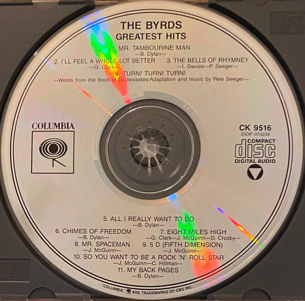 The Byrds : Greatest Hits (CD, Comp, RM)