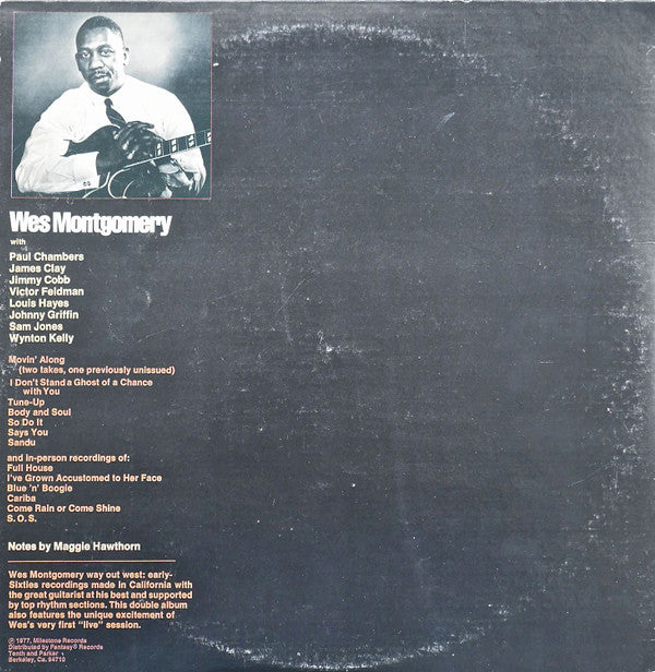 Wes Montgomery : Movin' (LP, Comp, RE)