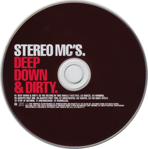 Stereo MC's : Deep Down & Dirty (CD, Album)