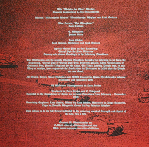 Altar Of Oblivion : Sinews Of Anguish (2xLP, Album, Ltd, Blu)