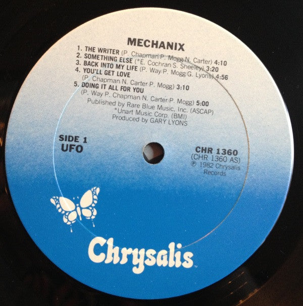 UFO (5) : Mechanix (LP, Album, Club, CRC)