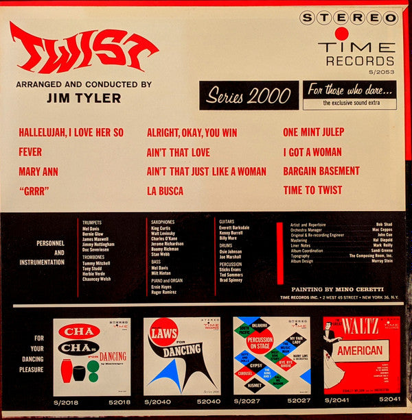 Jim Tyler And Orchestra* : Twist (LP, Album)