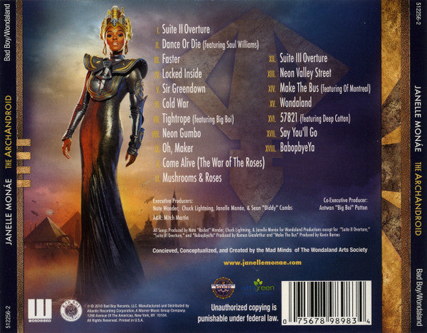 Janelle Monáe : The ArchAndroid (Suites II And III) (CD, Album, WM )