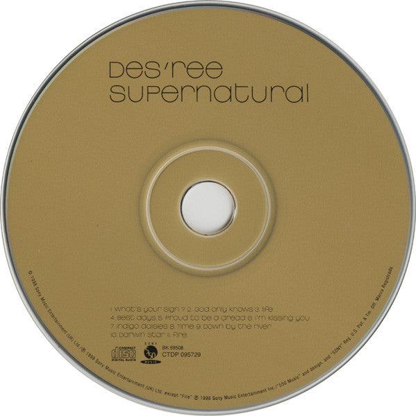 Des'ree : Supernatural (CD, Album)