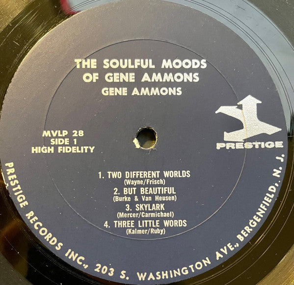 Gene Ammons : The Soulful Moods Of Gene Ammons (LP, Album, Mono)