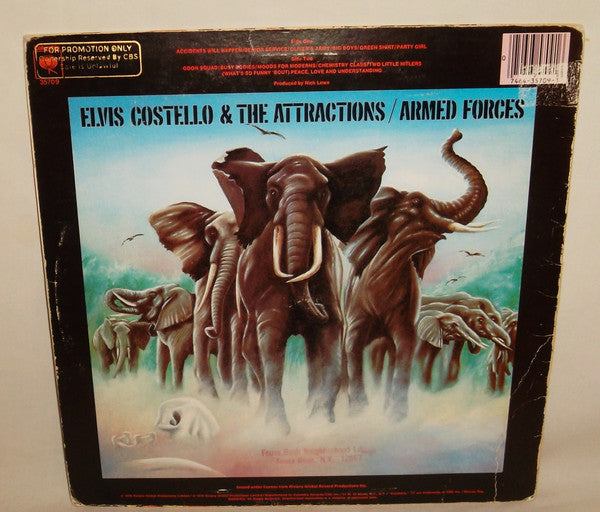 Elvis Costello And The Attractions* : Armed Forces (LP, Album, Promo, Ter)