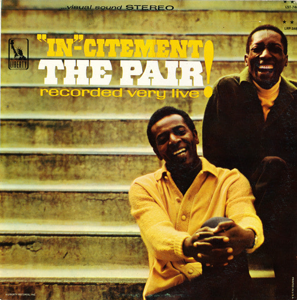 The Pair Extraordinaire : "In"-Citement: The Pair Recorded Very Live (LP, Album, Pit)